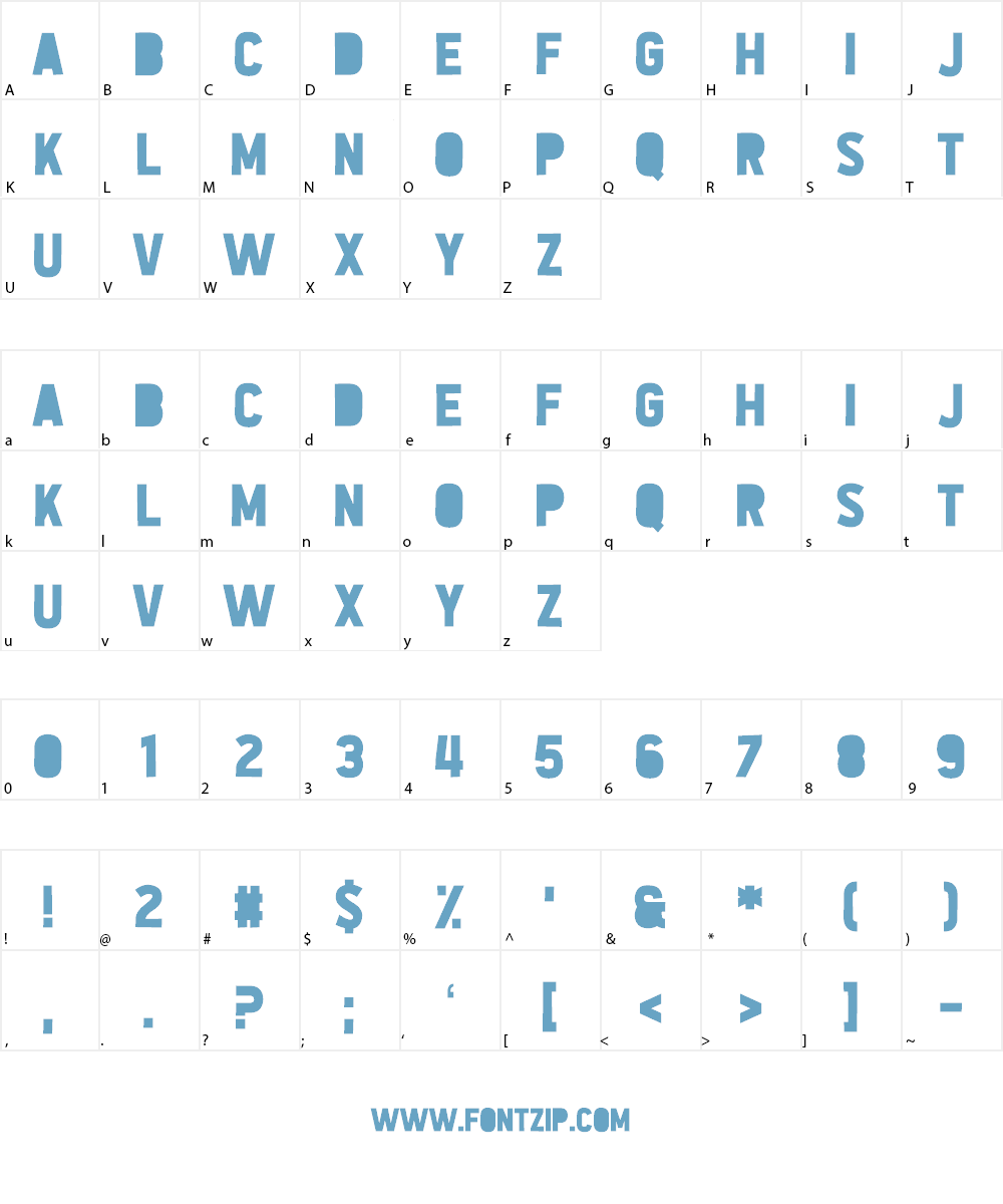 None Away from the Moon Font Character